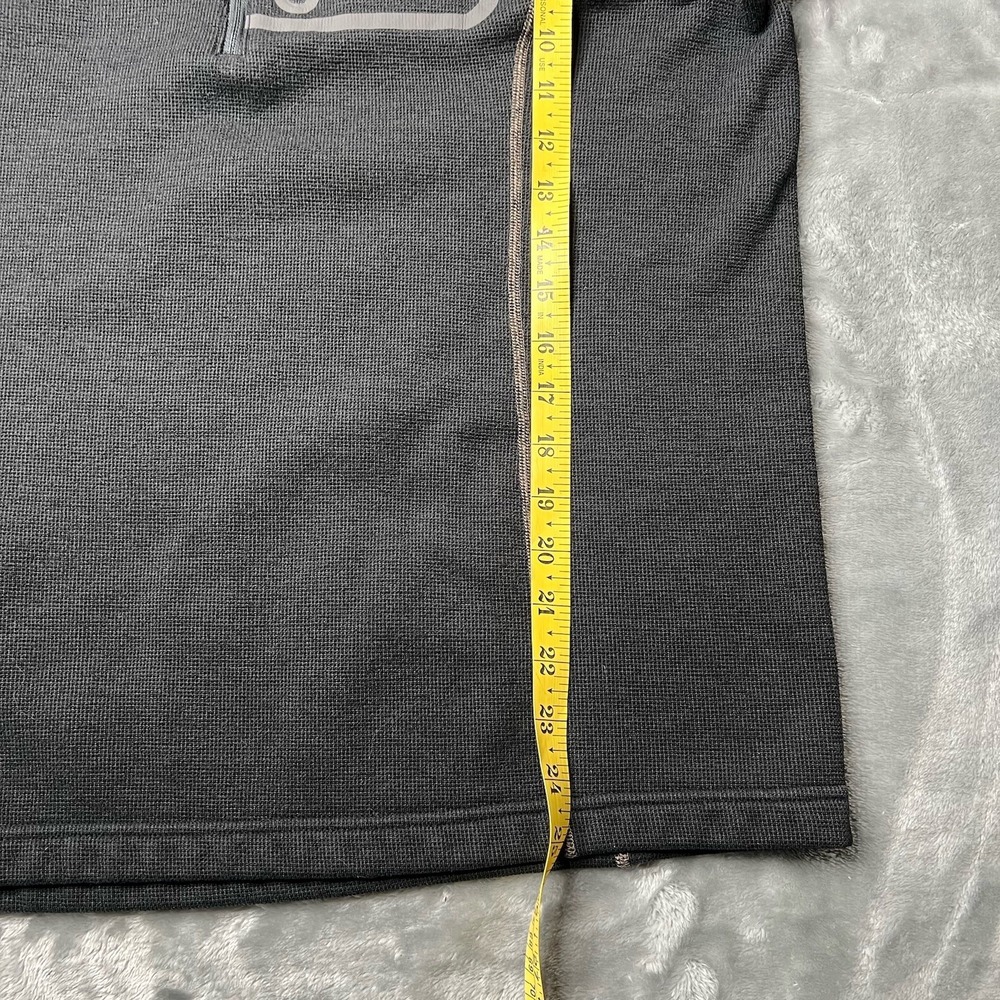 Klim Jacket Men Size Large Yukon Pullover 1/4 Zip Thermal Pro Fleece Moto Black - Picture 4 of 7